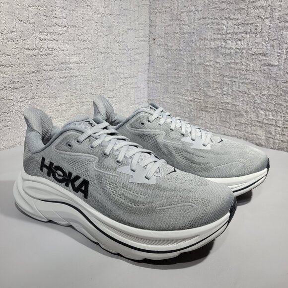 Hoka One One Clifton 10 Men's Size 8.5D Galactic Grey Running Shoes 1162032 GYST - Picture 5 of 10